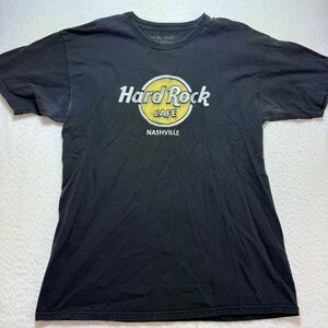 Hard Rock‎ Cafe Nashville Graphic T-Shirt Short Sleeve Cotton Mens Large